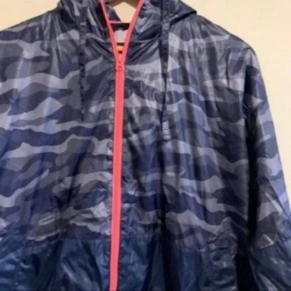 American eagles outfitters blue rain / wind jacket - Picture 10 of 10